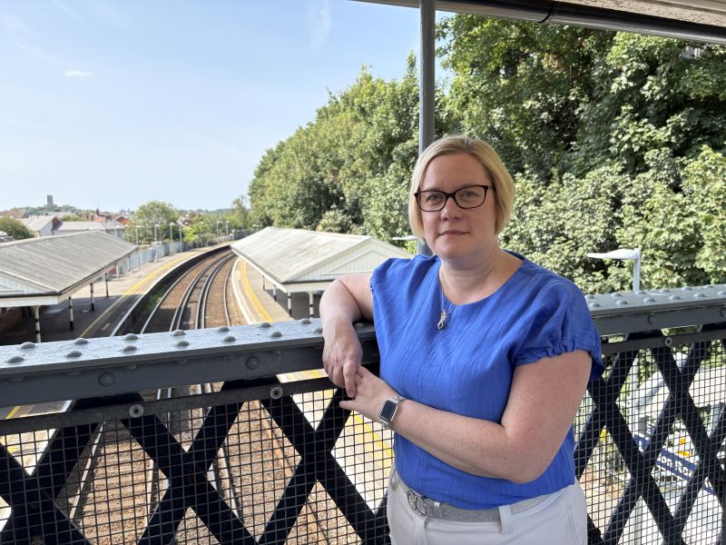 Zöe Franklin At London Road Station (Credit: Zöe Franklin)
