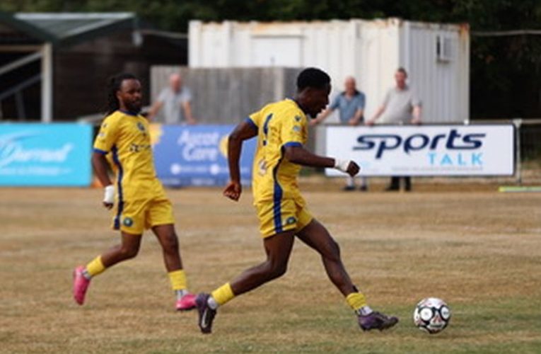 Epsom and Ewell FC’s blessed hat-trick advances team to next round