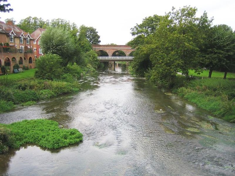 River Mole in Leatherhead - geograph.org.uk Nigel Cox