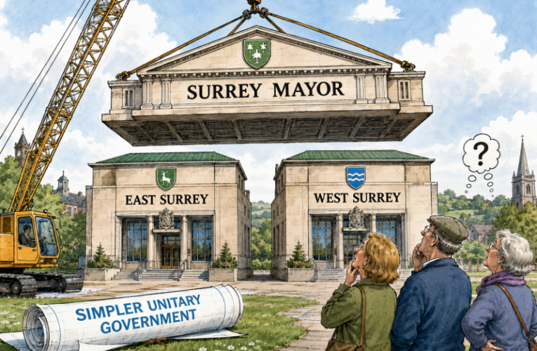 East and West Surrye Councils being capped by new Mayor authority.