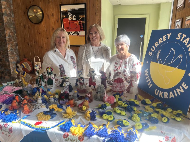 Ukraine ladies on Independence Day in Epsom