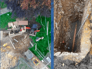 Construction site evidence