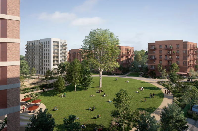 Plans for Bull Hill Leatherhead (image Leret Group_