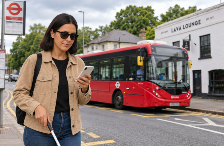 Epsom Hospital added to app helping visually impaired bus users