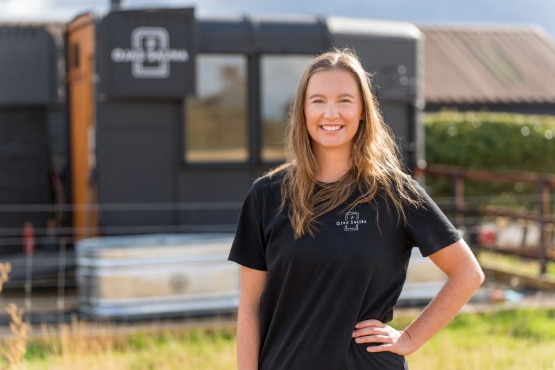 Amelia Sweeney, founder of Ojas Sauna