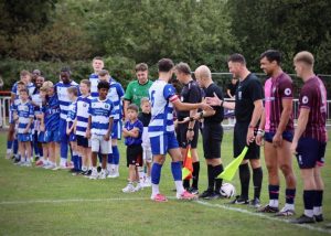 Teams line up