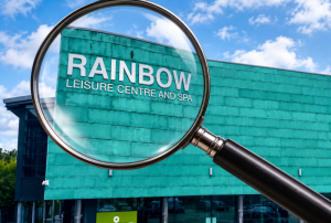 Rainbow centre under the magnifying glass