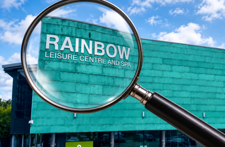 Rainbow centre under the magnifying glass