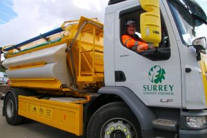 Surrey gritting lorry