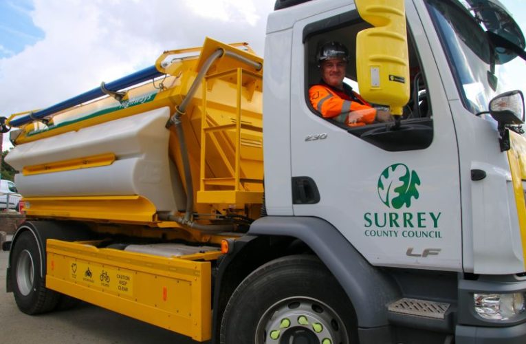 Surrey gritting lorry